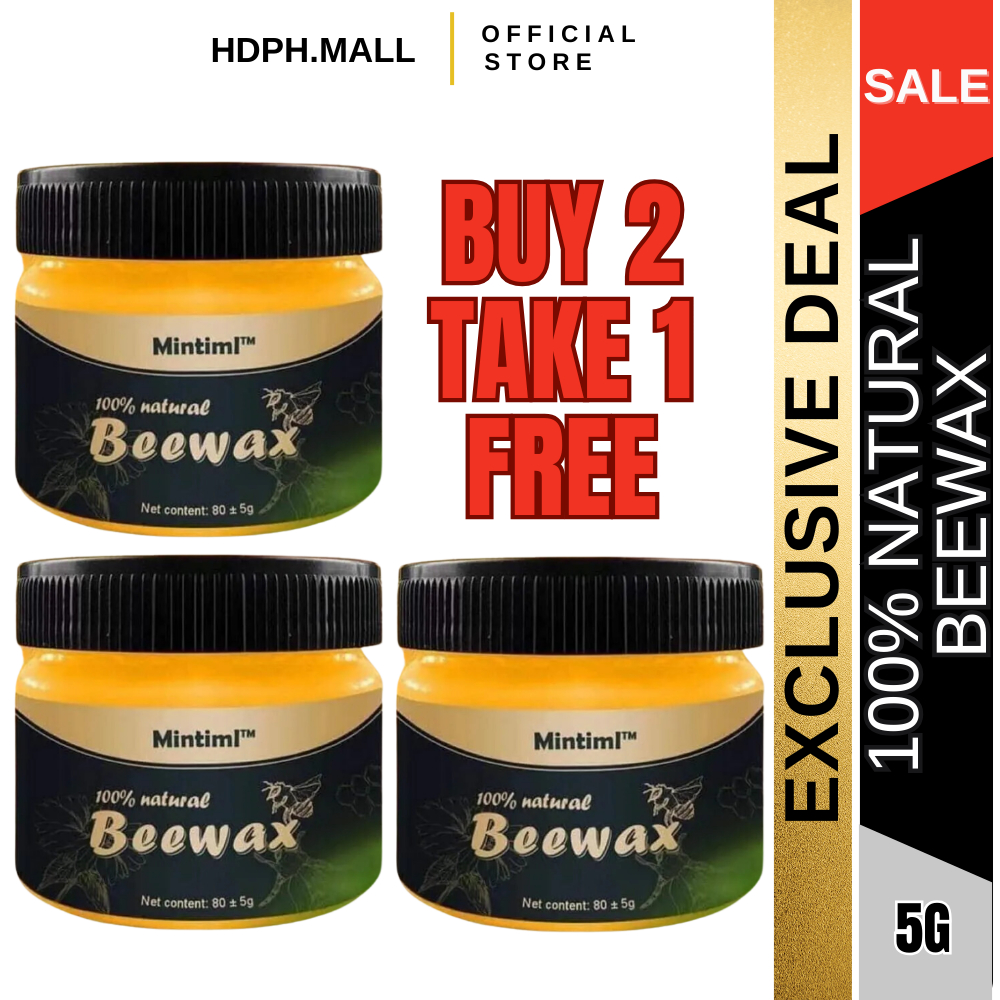 Natural Beeswax Wood Polish – Multipurpose Furniture Wax For Wooden Surfaces