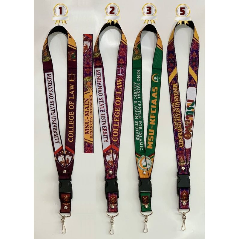 MSU IIT College of Law and King Faisal Lanyard Lace | Shopee Malaysia