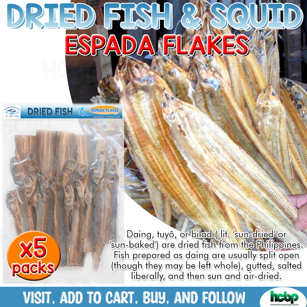 Dried Fish ESPADA FLAKES Dried Espada Flakes ( 500g/1KILO ) Dried Fish ...