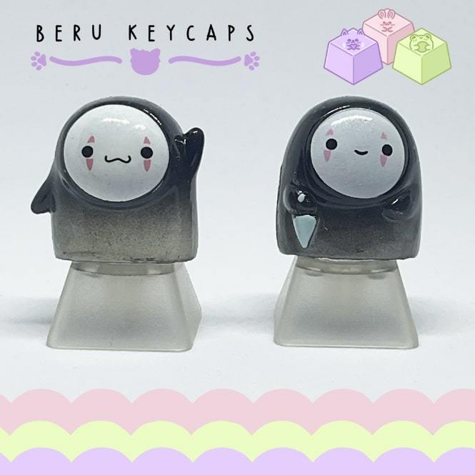 Ghibli Kaonashi Artisan Keycaps | Shopee Malaysia