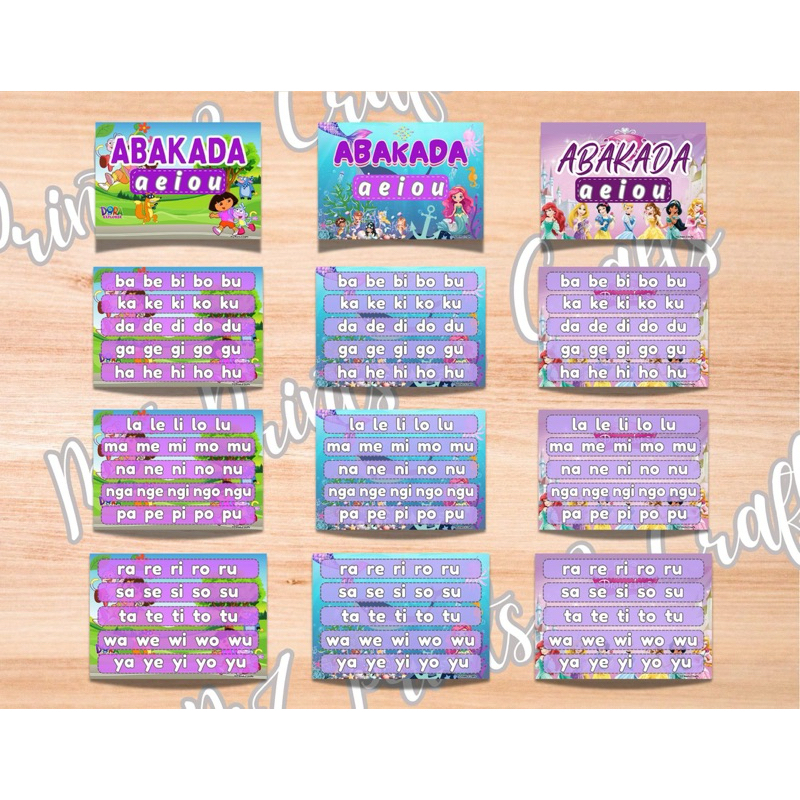 ABAKADA Reading Wall hanging Chart ( Fully laminated ) For kids ...