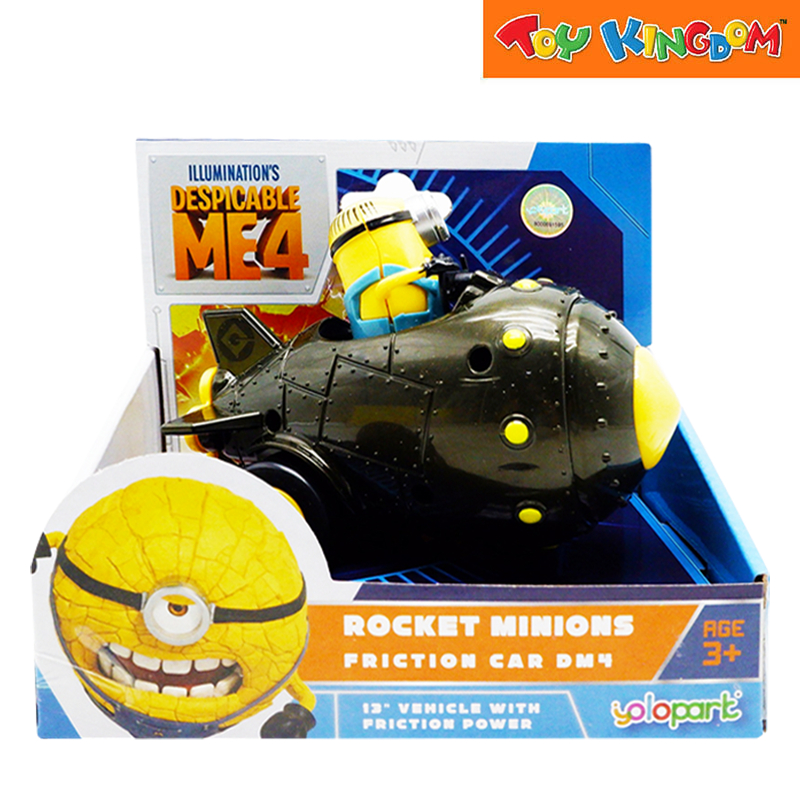 Despicable Me 4 AMK Series Rocket Minions Friction Car | Shopee Malaysia