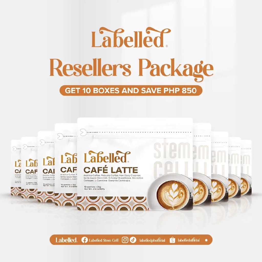 Labelled Stem Cell Coffee Resellers Package 10 pouch (100 sachets ...