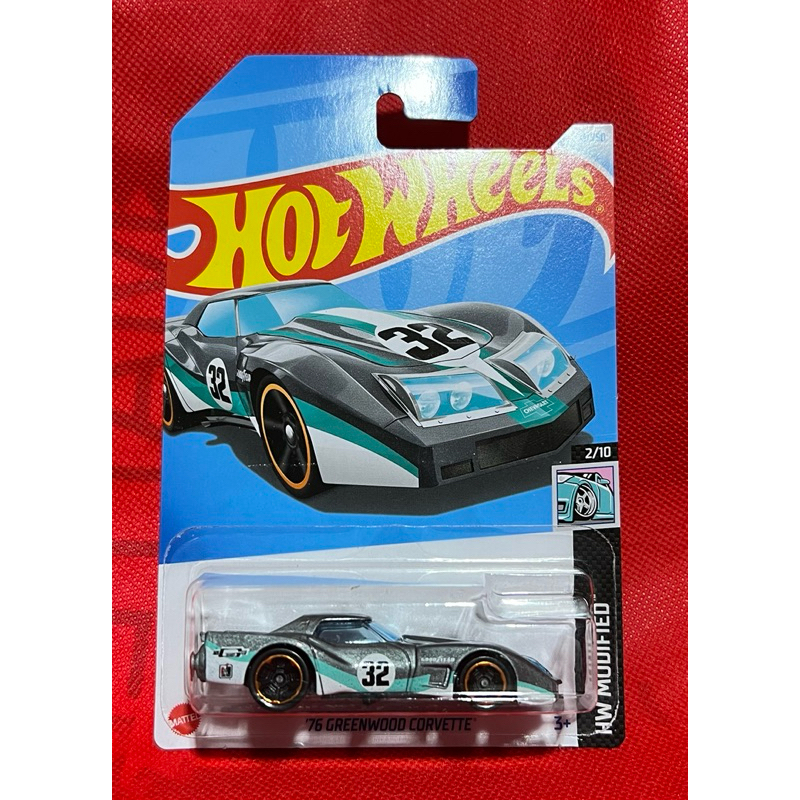 Hot Wheels 1/64 - '76 Greenwood Corvette (3 Pouces) - Boîte Fermée Neuve