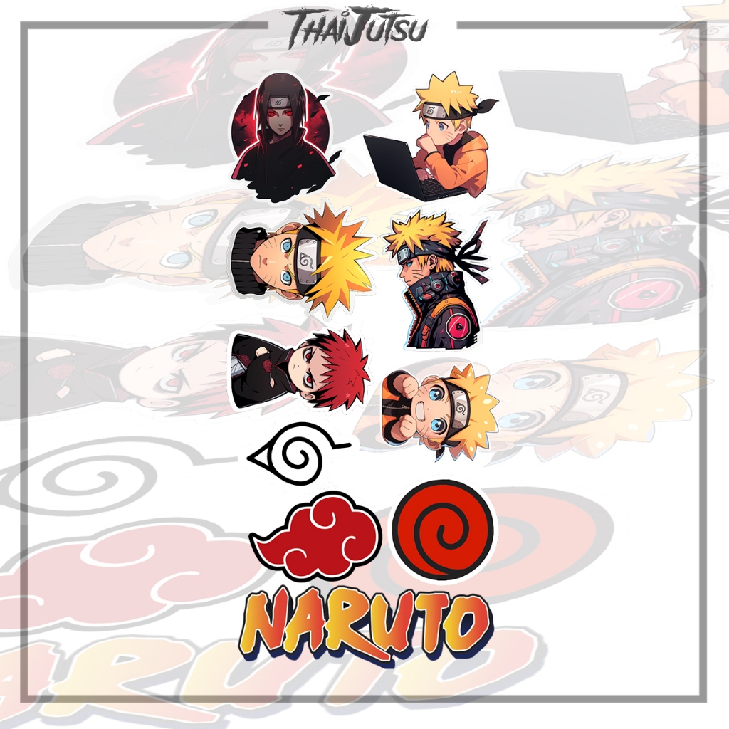 NARUTO | STICKER SET ( ANIME VINYL STICKER DECALS ) | Shopee Malaysia