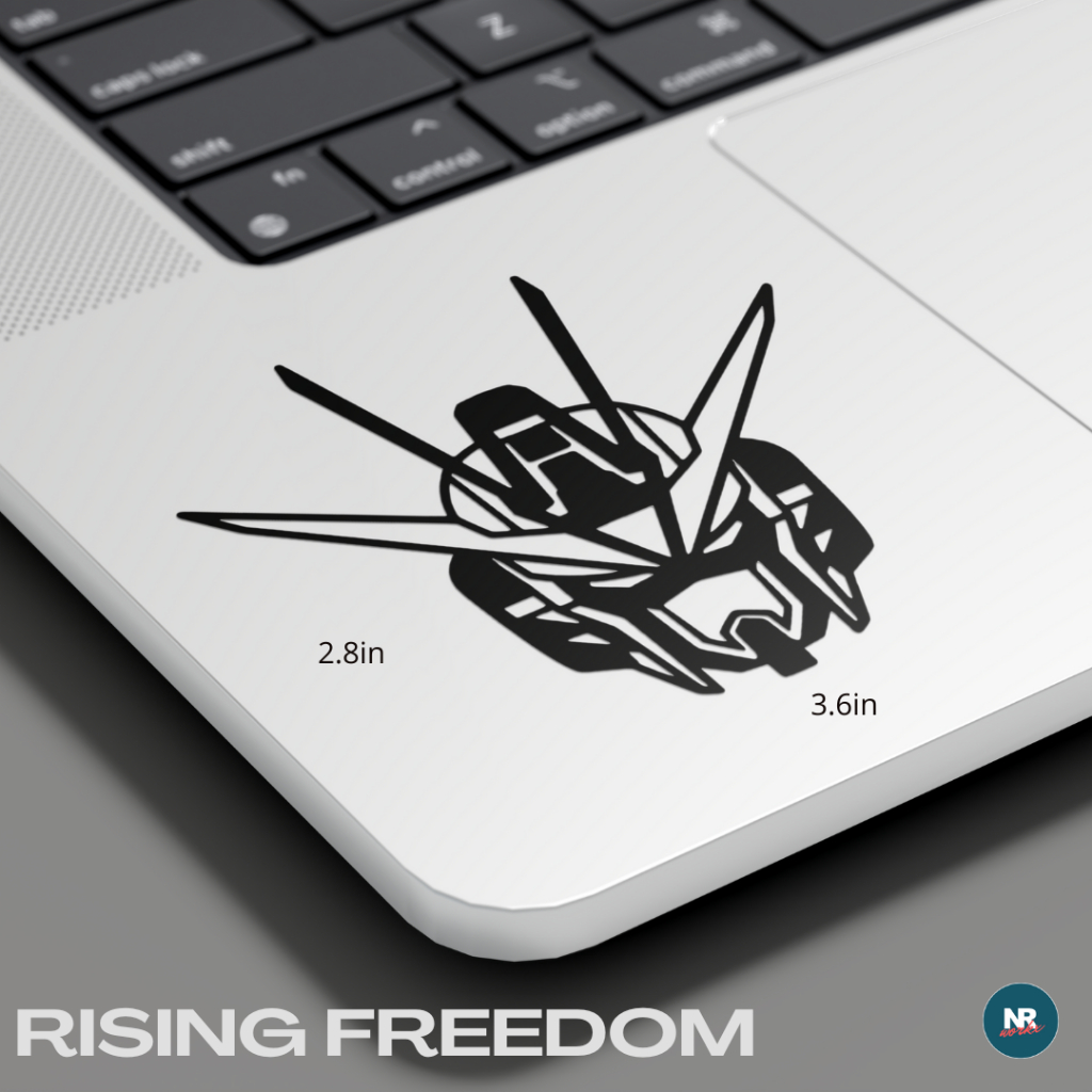 Rising Freedom Gundam Vinyl Decal Anime Mobile Suit Sticker | Shopee ...
