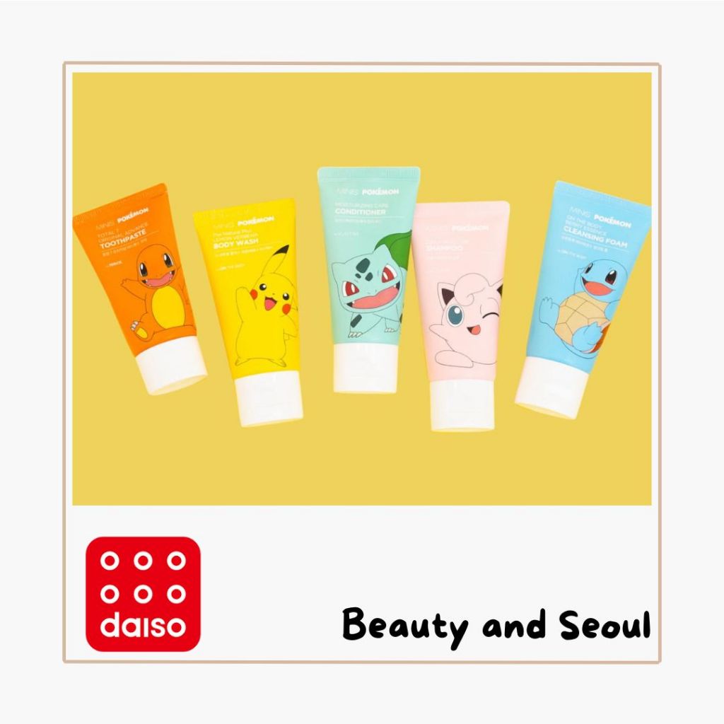 [DAISO KOREA] Pokemon Minis Travel Kit Shopee Malaysia