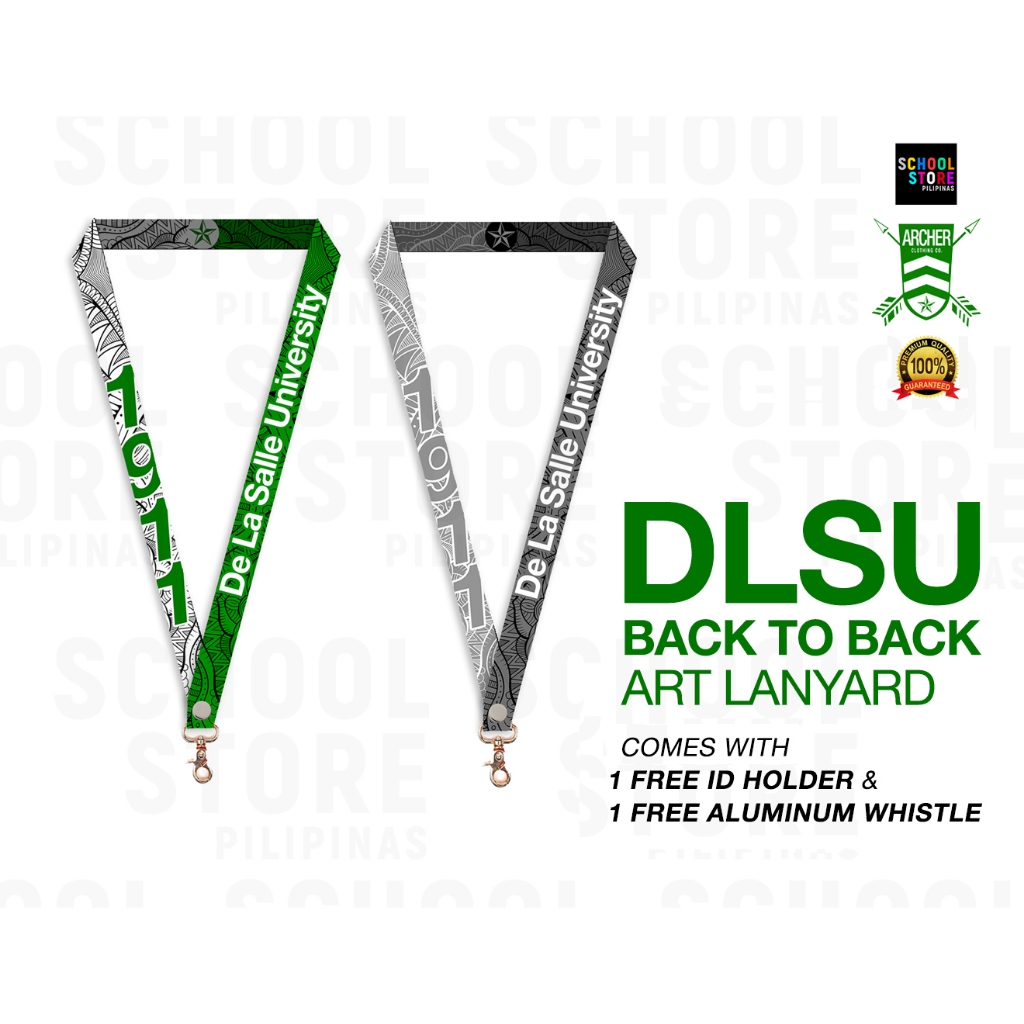 DLSU Back to Back ID LACE - De La Salle University - ARCHER CLOTHING ...