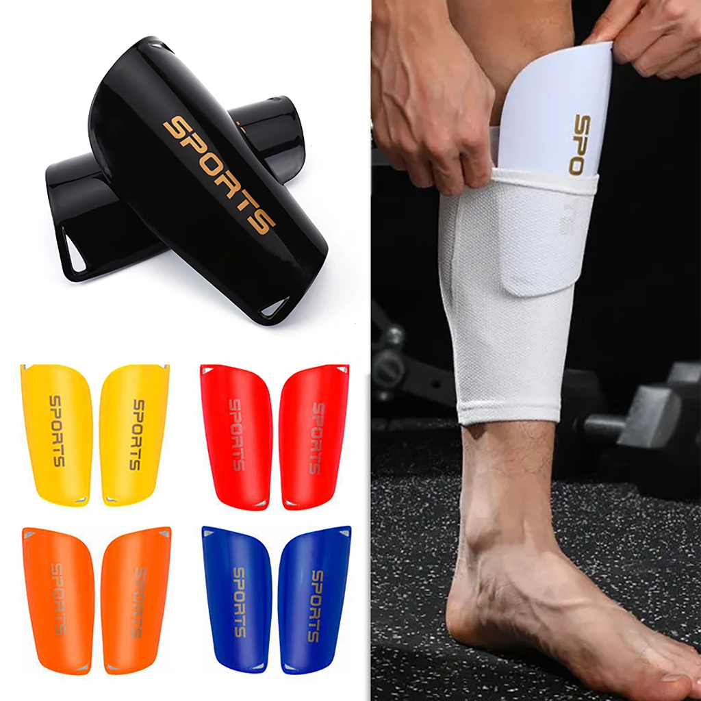 1 Pair Soccer Football Shin Guards Teens Socks Pads Shields Legging