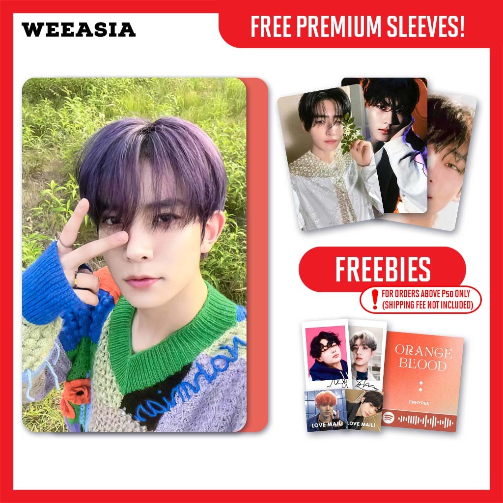 ENHA ORANGE BLOOD ALBUM POB ALADIN WEVERSE LOMO CARDS PHOTOCARDS HD ...