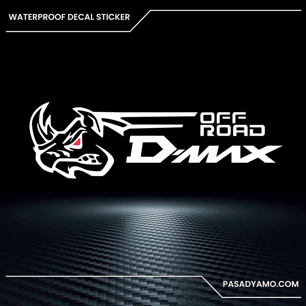 D-Max off-road Decal Sticker for Cars Laptops Skateboards 20 x 6 inches ...