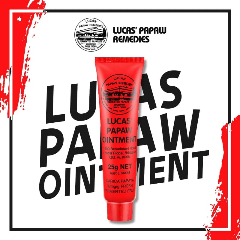 Authentic Lucas' Papaw Ointment Lip Balm Skin Repair Acne Bites ...