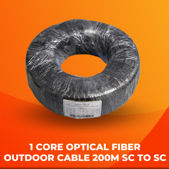 1 Core Optical Fiber SC-SC Single Core fiber Optic Cable Single Mode ...