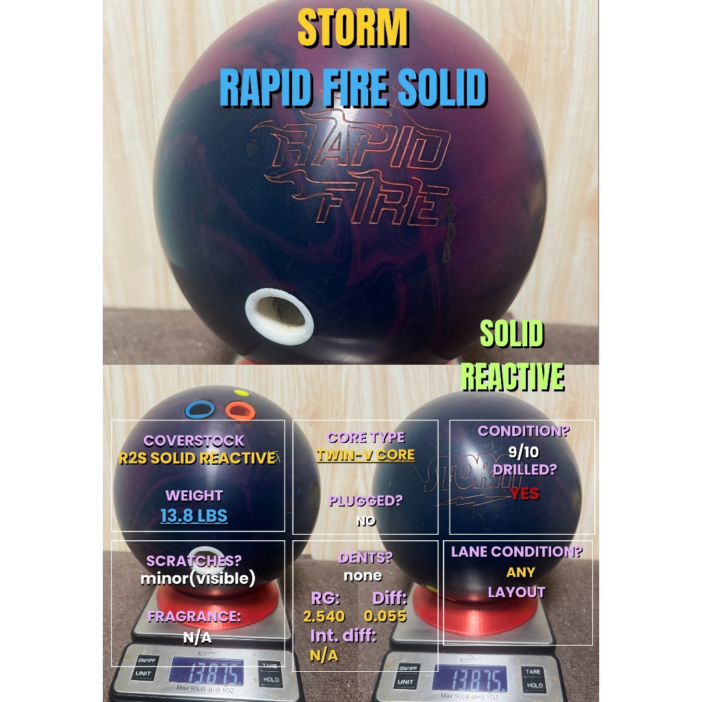 Storm Bowling Ball List (Used/Bnew) Shopee Malaysia