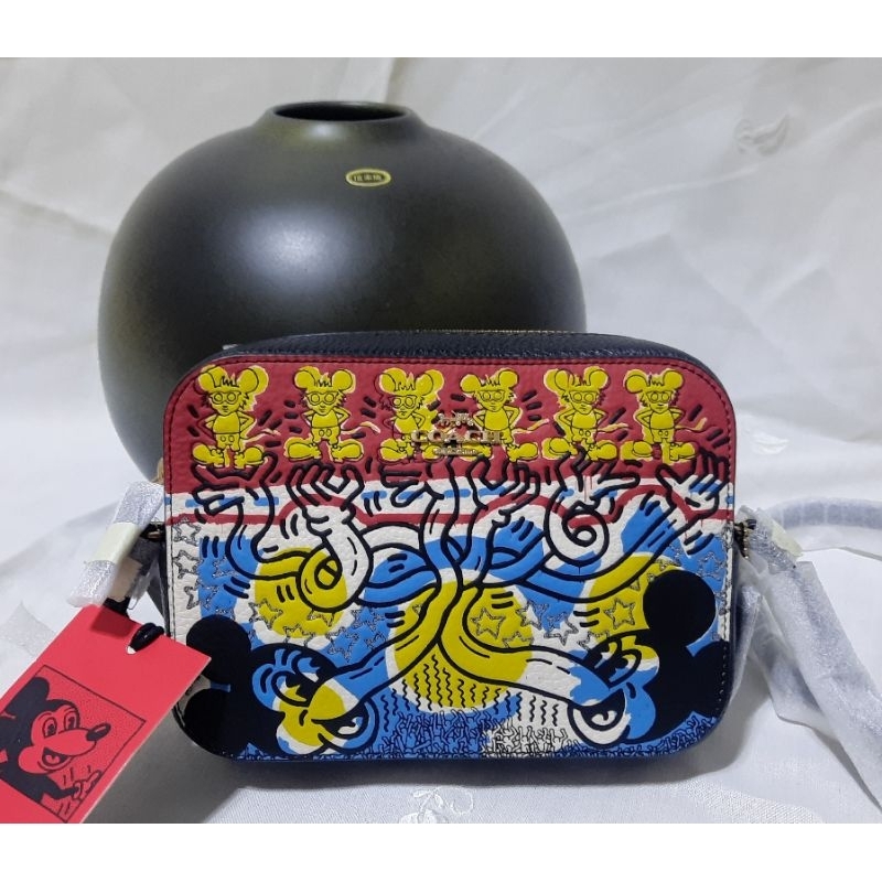 Coach x keith haring camera bag best sale