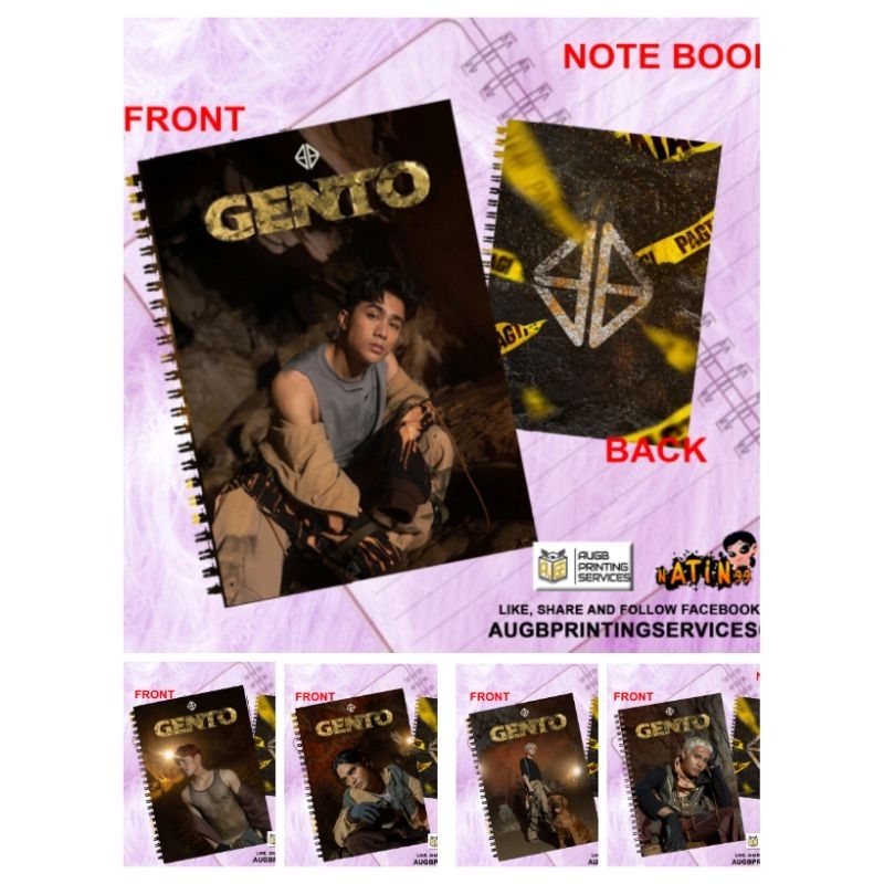 SB19 Notebook Gento | Pagtatag Inspired Holographic | Glitterized (with ...