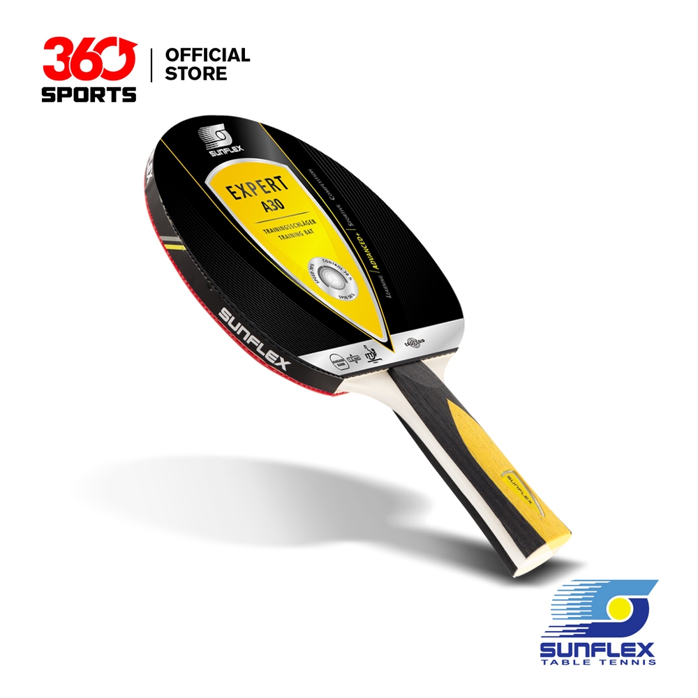 Sunflex Expert A30 ITTF Approved Ergo Grip Anatomic Handle Table Tennis