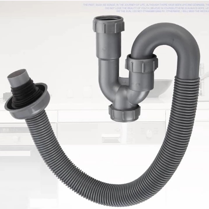 Sink Fitting lavatory/Lababo Flexible P-trap/ Flexible Hose Ptrap / PVC ...