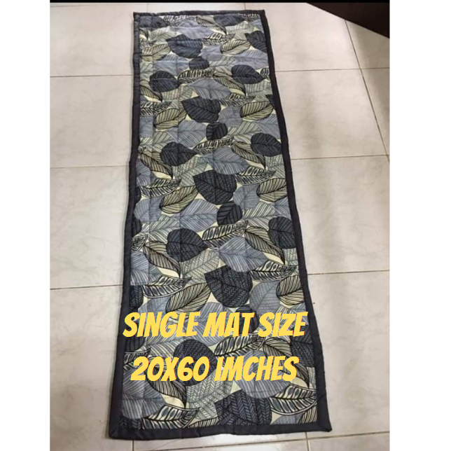 Single long mat for sofa, higaan or floormat (60x20inch) | Shopee Malaysia