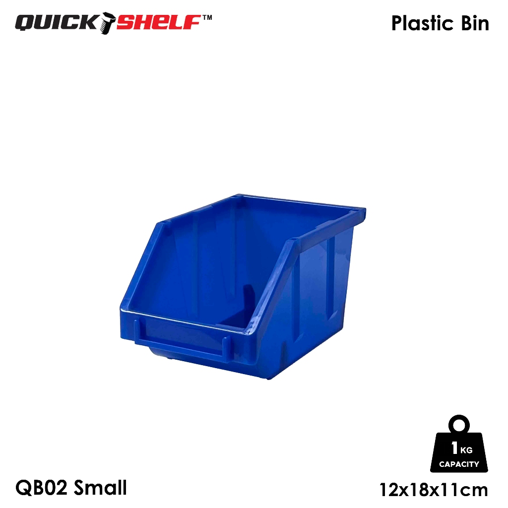 Stackable Storage Bin Organizer for Supplies, Tools & Medicines