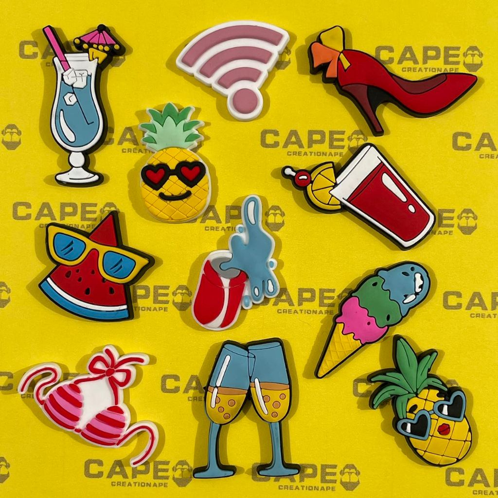 New Beach bikini Hawaii jibbitz Crocs Pins for shoes bags Shopee Malaysia