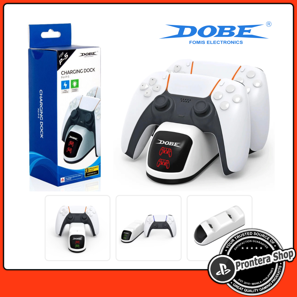 DOBE PS5 DS5 DualSense Wireless Controller Dual Charging Dock Station ...