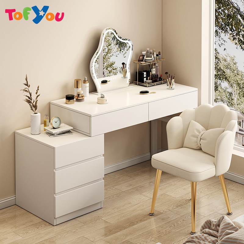 Living Dressing Table Drawer Integrated Modern Minimalist Makeup Table