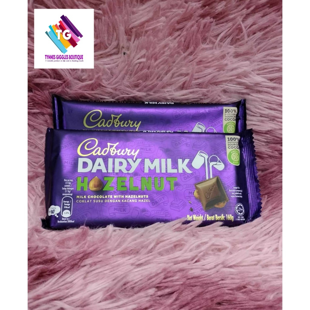 CADBURY DAIRY MILK HAZELNUT CHOCOLATE 160G Shopee Malaysia