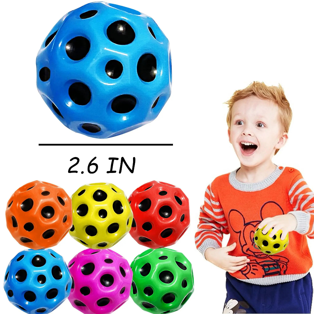 High Resilience Hole Ball Soft Bouncy Ball Toys Improve Children's ...