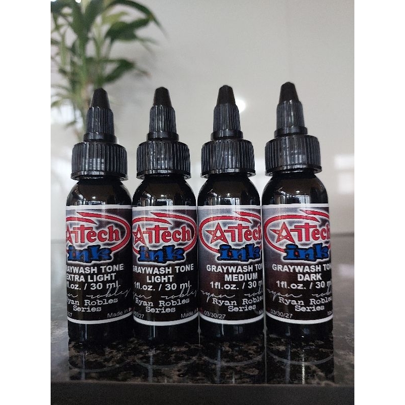 ARTECH INK Tattoo Ink [Ryan Robles Graywash Tone Set] by BONG ARQUINES ...