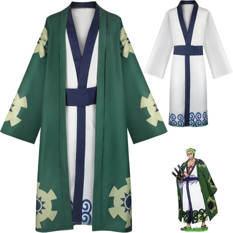 Anime One Piece Wano Country Roronoa Zoro Cosplay Costume Adult Men ...