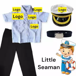 Airline Pilot Professional Helper Kids Fancy Dress Costume | Imported Buy / 5-6 years