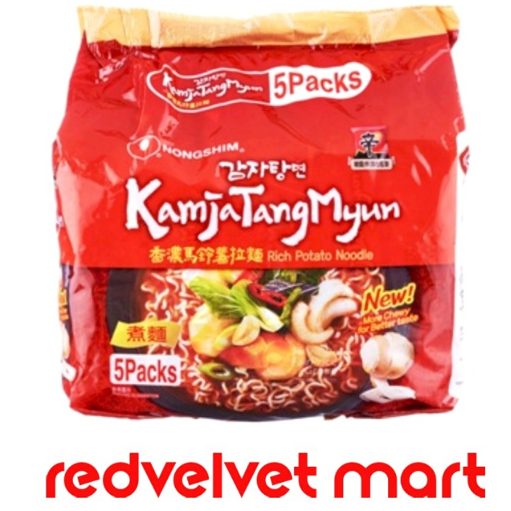 NONGSHIM KAMJATANGMYUN 120G 1PACK*5PCS ( RICH POTATO NOODLE / RICH ...