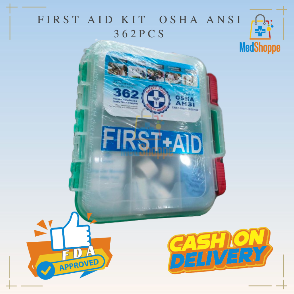 FIRST AID KIT OSHA ANSI 362PCS Shopee Malaysia