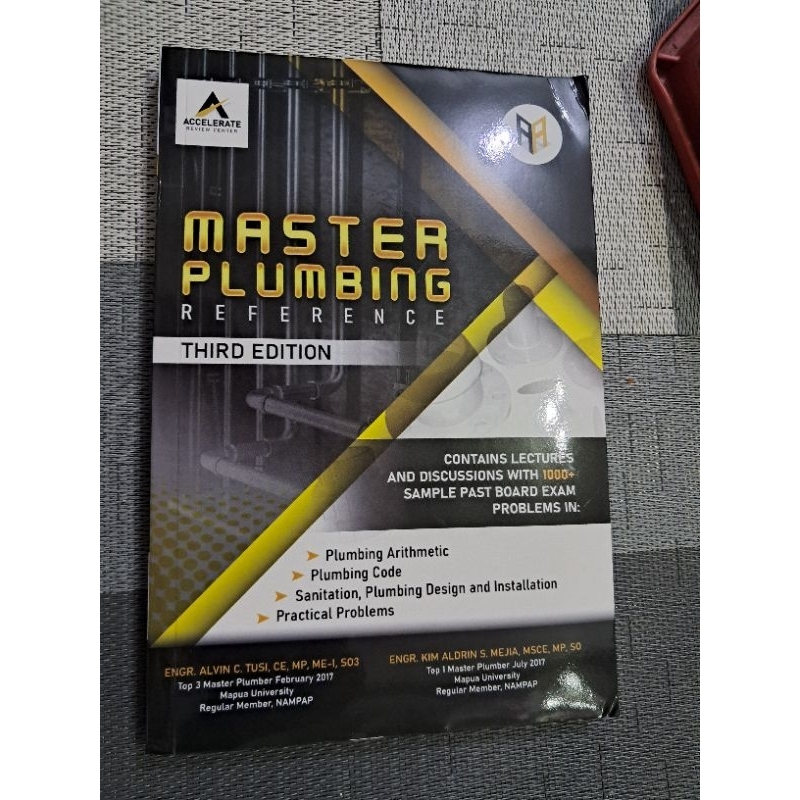 MASTER PLUMBER REFERENCE Third Edition Accelerate Review Center ...