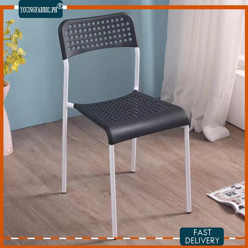 Nordic Chair Dining Chair Grid Gaming chair Office chair With backrest ...
