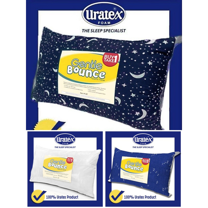 URATEX PILLOW NEW GENTLE BOUNCE MEGA AND BLUE (Authentic) Shopee Malaysia