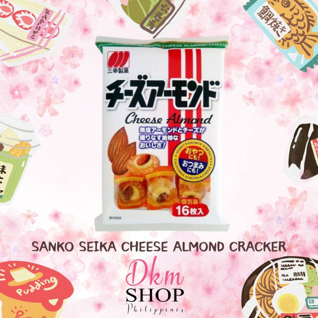 Sanko Seika Cheese Almond Rice Cracker Shopee Malaysia