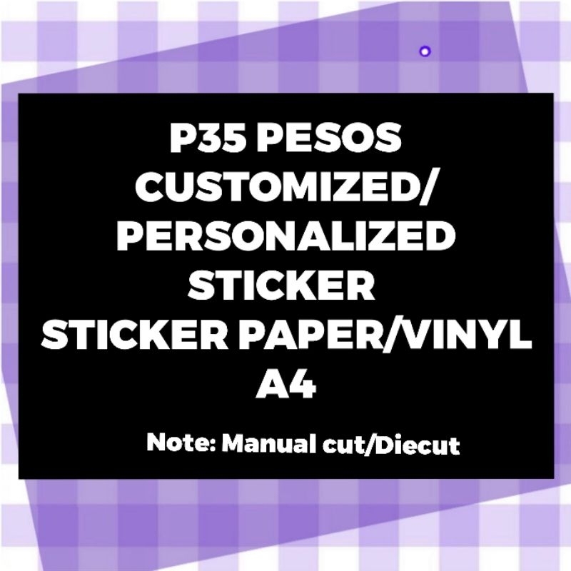 [ARTISTEK PH] CUSTOMIZED/PERSONALIZED ANIME/KPOP STICKER (Manual cut ...