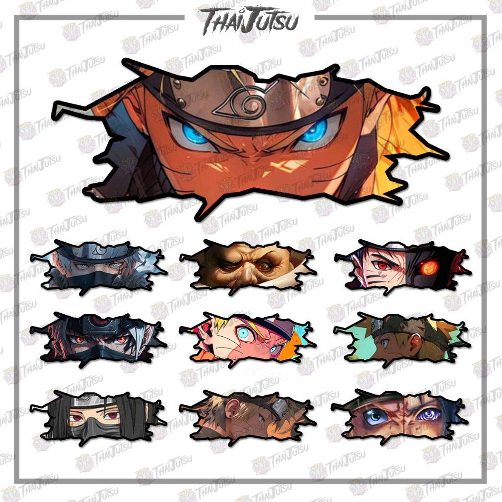 NARUTO | CRACK PEEKERS ( VINYL STICKER DECALS ) | Shopee Malaysia