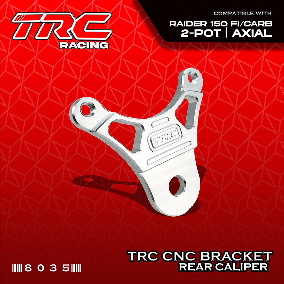 TRC Racing PH CNC 2 Pot Rear Brake Caliper Bracket Raider 150 CARB / FI ...