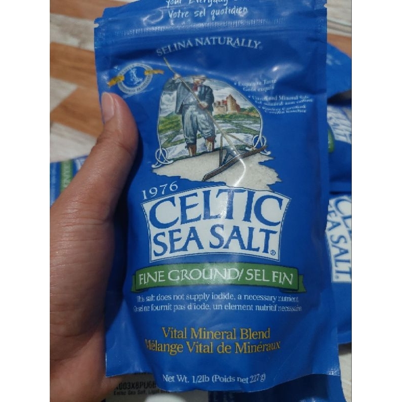Selina Naturally Celtic Sea Salt Fine Ground 227g – Healthy Options