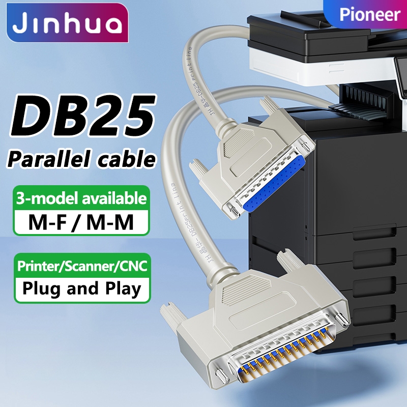 Jinhua DB25 to DB25/CN36 Male to Female parallel cable male to male ...