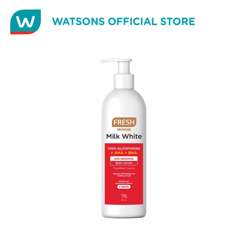FRESH Skinlab Milk White AHA BHA Skin Renewing Body Lotion 480ml ...