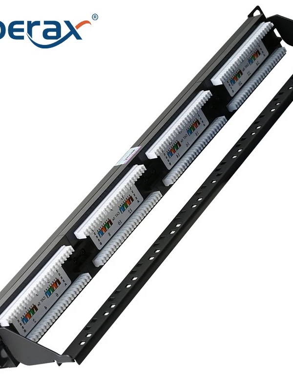 HONI CAT6 24 Ports Patch Panel, Rack Mount - 19 inch, RJ45 Ethernet ...