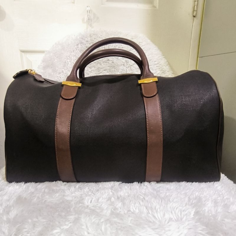 VINTAGE DUNHILL BOSTON BAG MADE IN ITALY | Shopee Malaysia