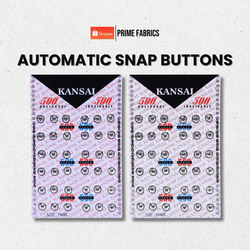 Automatic Snap Button (Per Pad) | Shopee Malaysia
