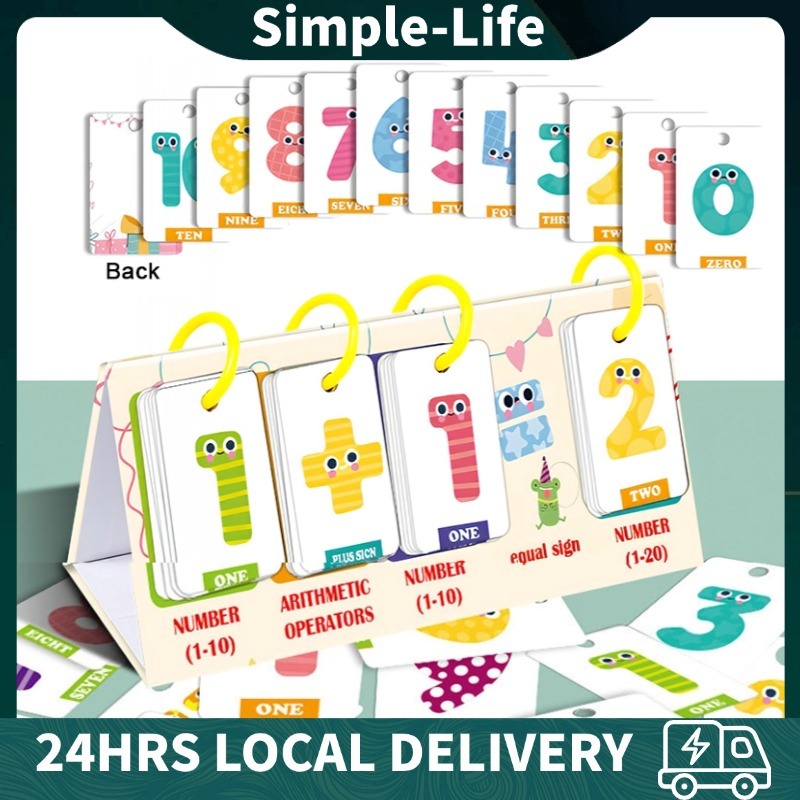 129Pcs Phonics English Flash Card CVC Words Vowel Consonant Desk ...