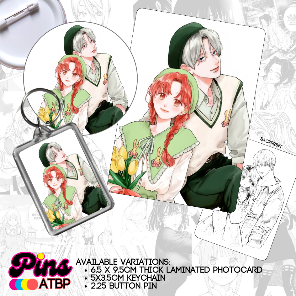 A Sign of Affection Anime Collectible Photocard Button Pin Keychain ...
