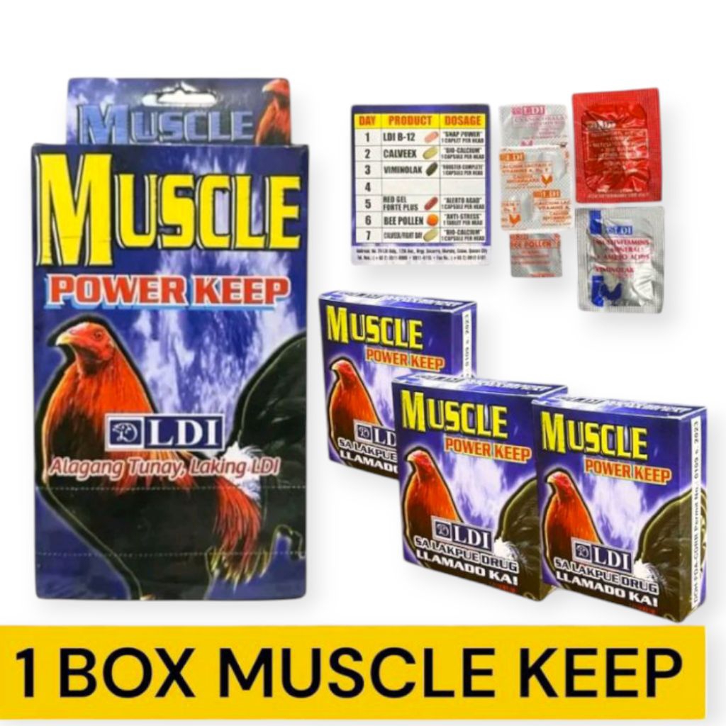 MUSCLE POWER KEEP Conditioning for Gamefowl (1 BOX's) | Shopee Malaysia